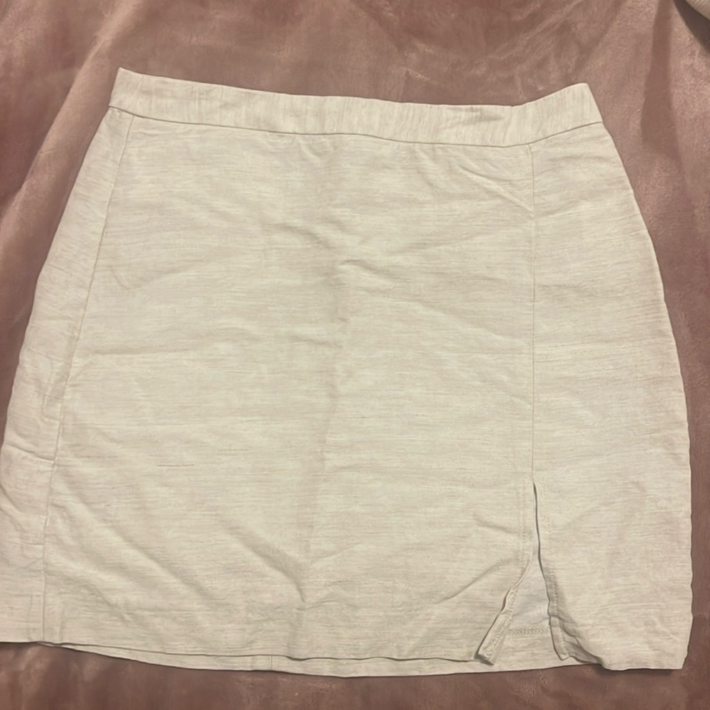 Aritizia - wilfred linen mini skirt